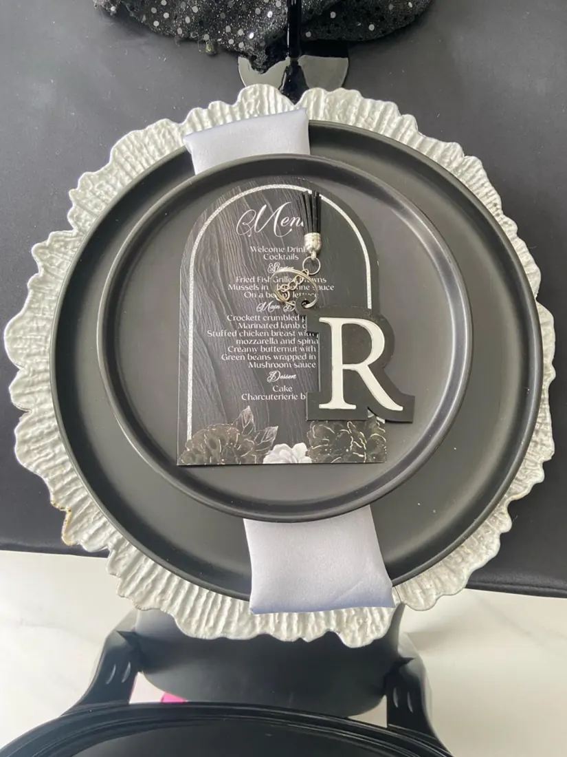 Personal Touches. Place settings created with care and an eye for meaningful detail.